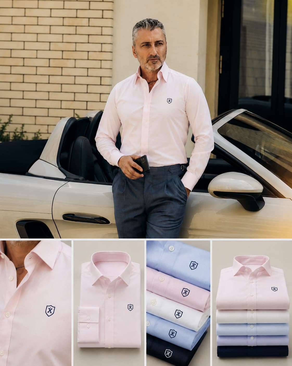 Cămăși ready to wear și pe măsură cu brand-ul tău
